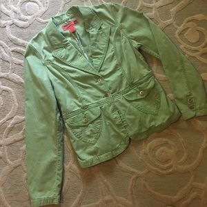 🌷MOSSIMO🌷cool light green cotton blazer